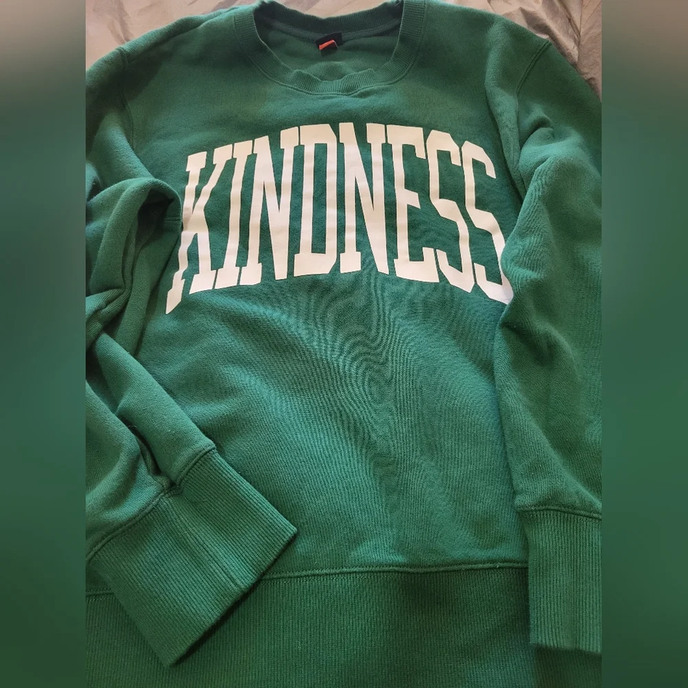 Rowing Blazers For Target Green Kindness Sweatshirt - Picture 10 of 10
